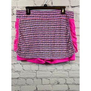 Colosseum Pink Purple Geometric Athletic Skort‎ Tennis Golf Active Wear XL